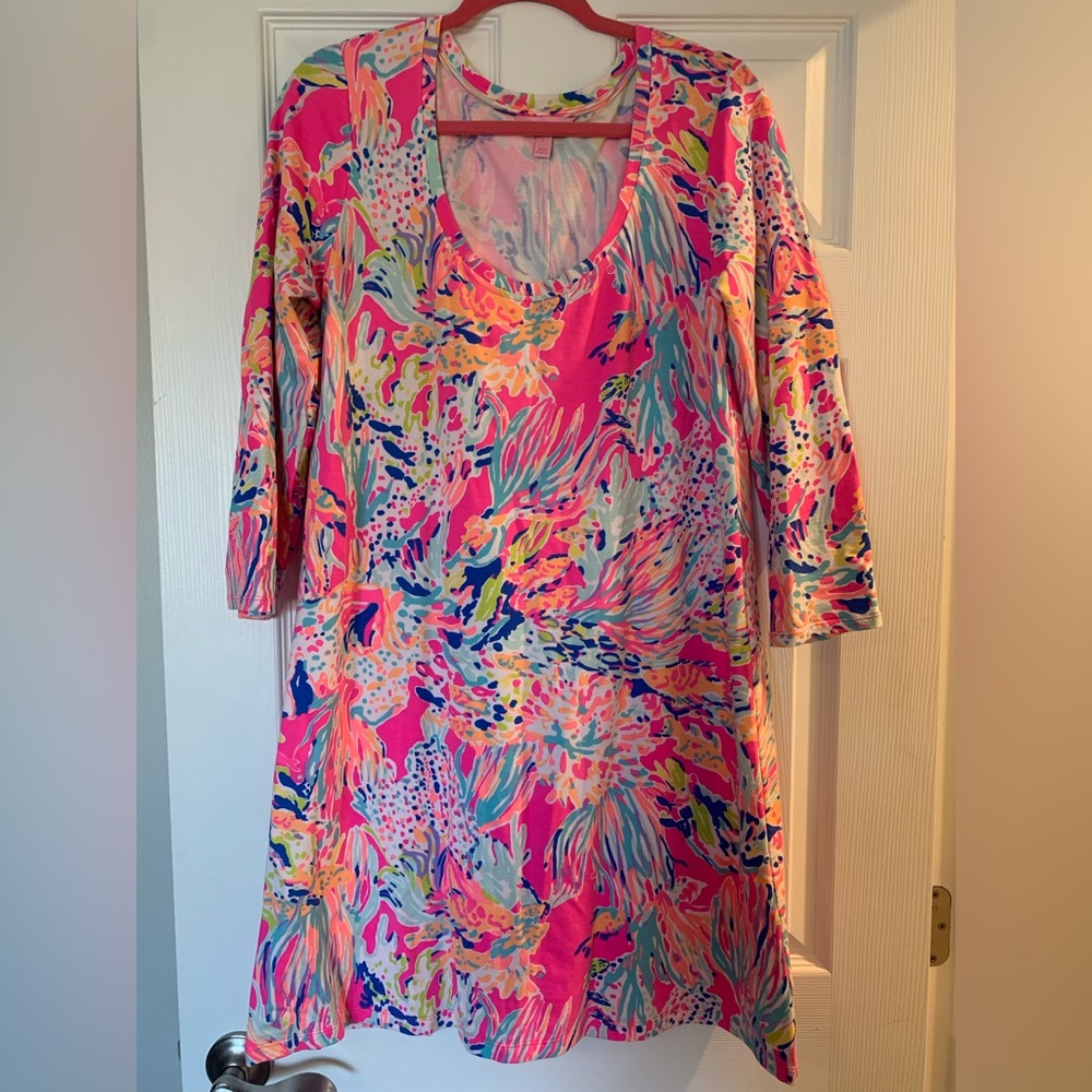 Lilly Pulitzer long sleeve dress. Women’s size large.